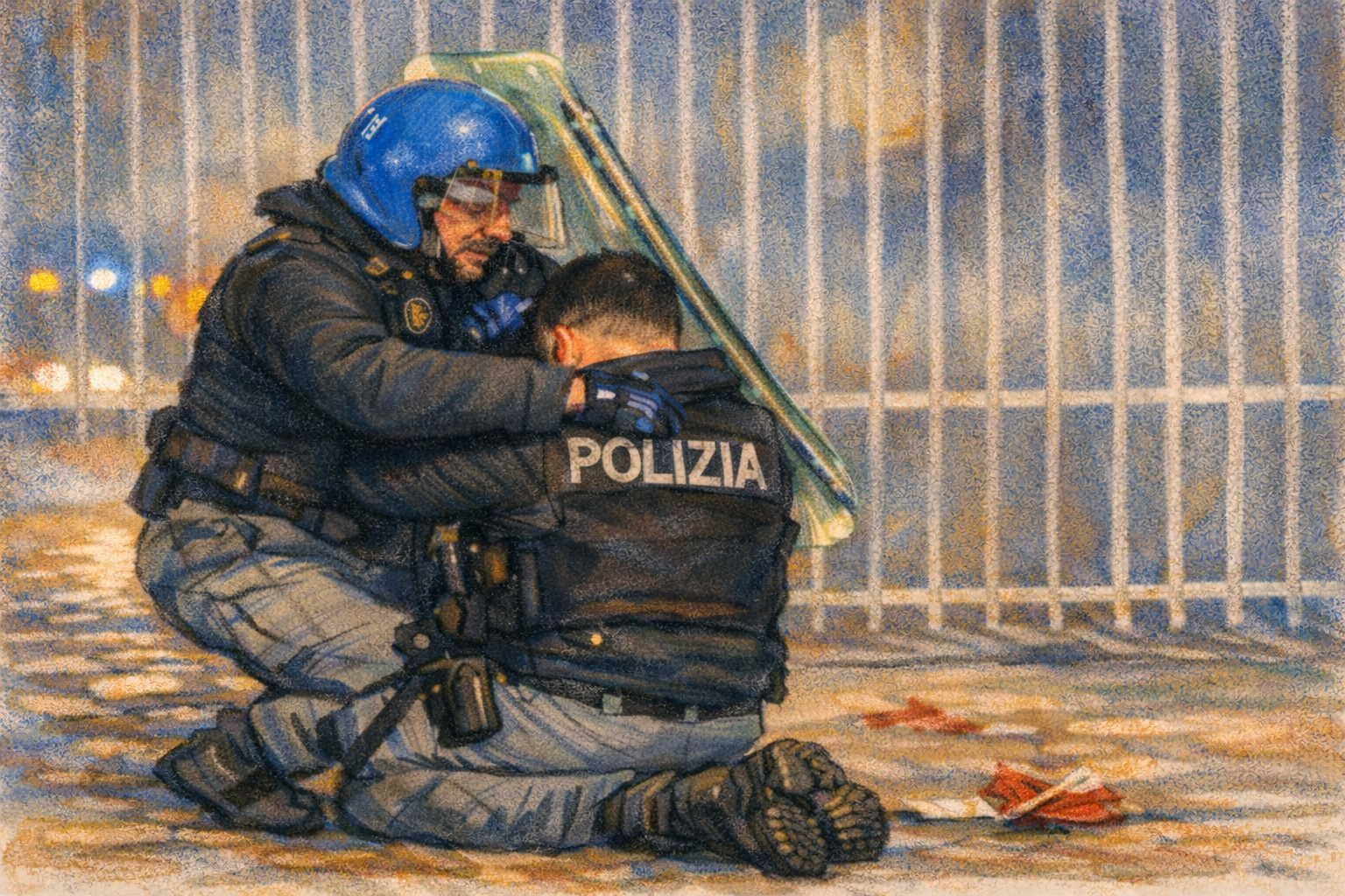 Vergogna a Torino: tentato omicidio di un poliziotto di Pescara durante i disordini pro Askatasuna