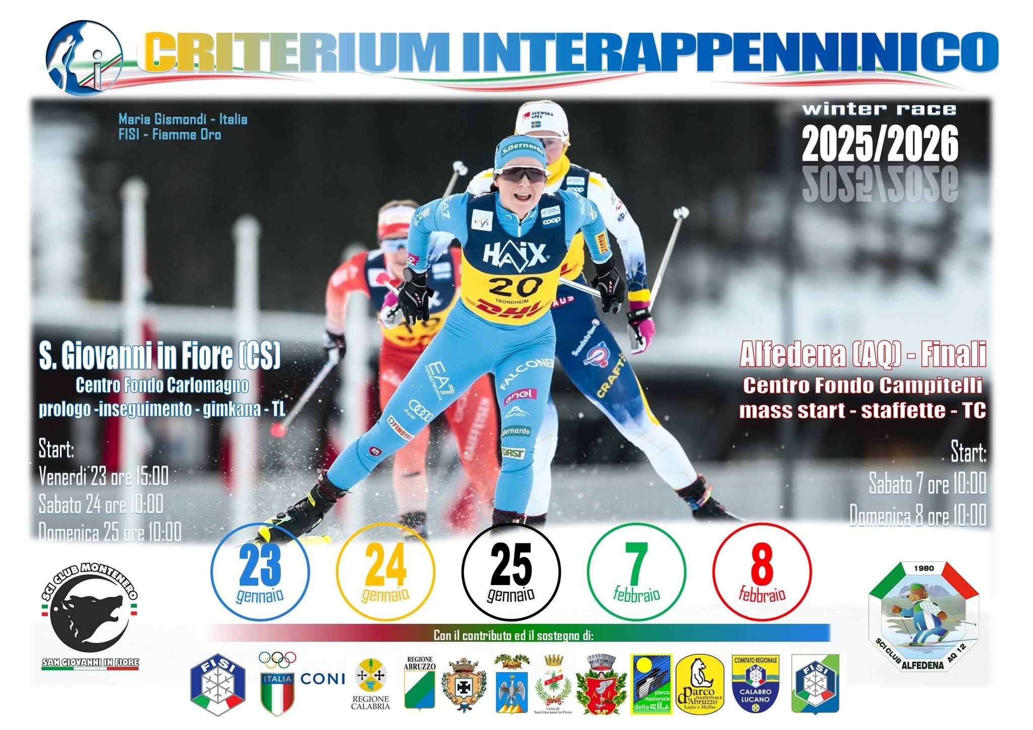 Ad Alfedena tornano le Fasi Finali del Trofeo Interappenninico Winter Race 2025/2026