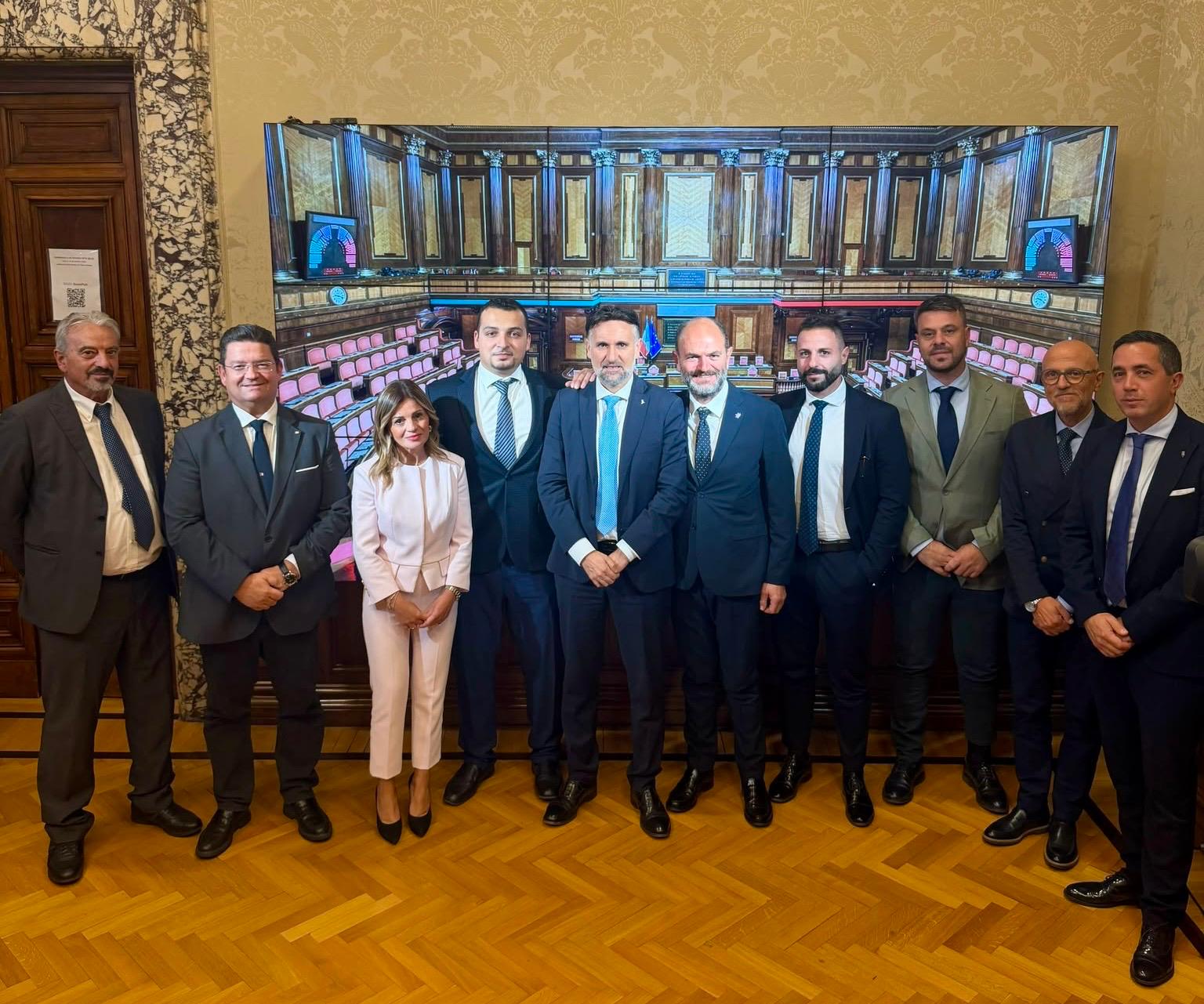 Aree interne, amministratori aquilani al Senato con Liris: «Servono ascolto e dialogo»
