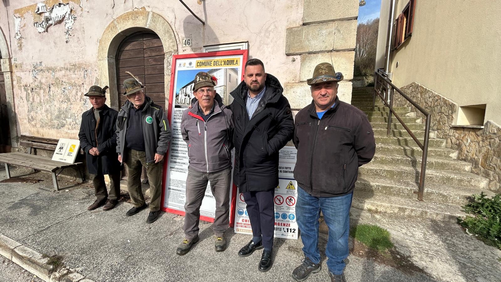 Preturo, al via i lavori per la ristrutturazione della delegazione comunale